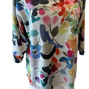 Et’ Lois Floral Print Sweater